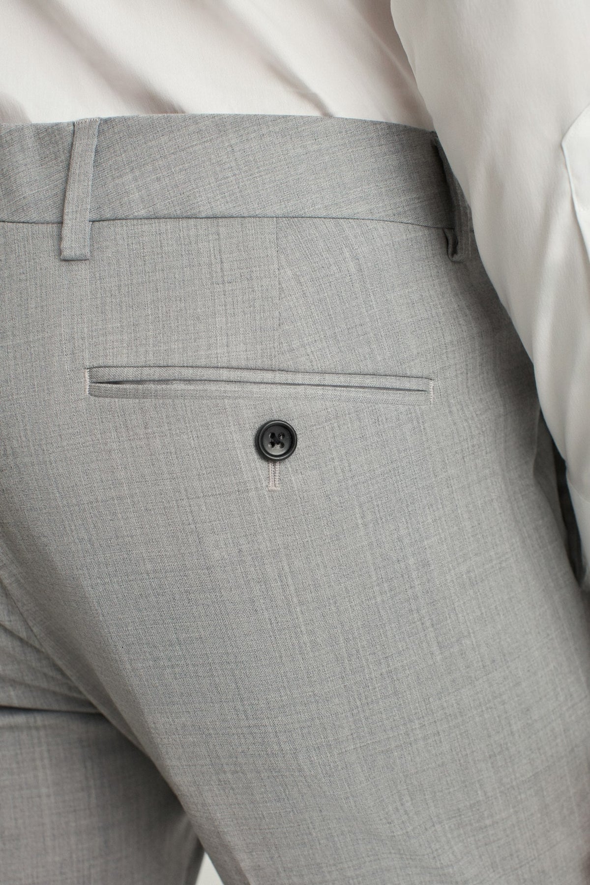 Jetsetter Unhemmed Wool Dress Pant