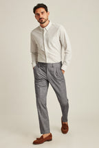Stretch Chambray Suit Pant