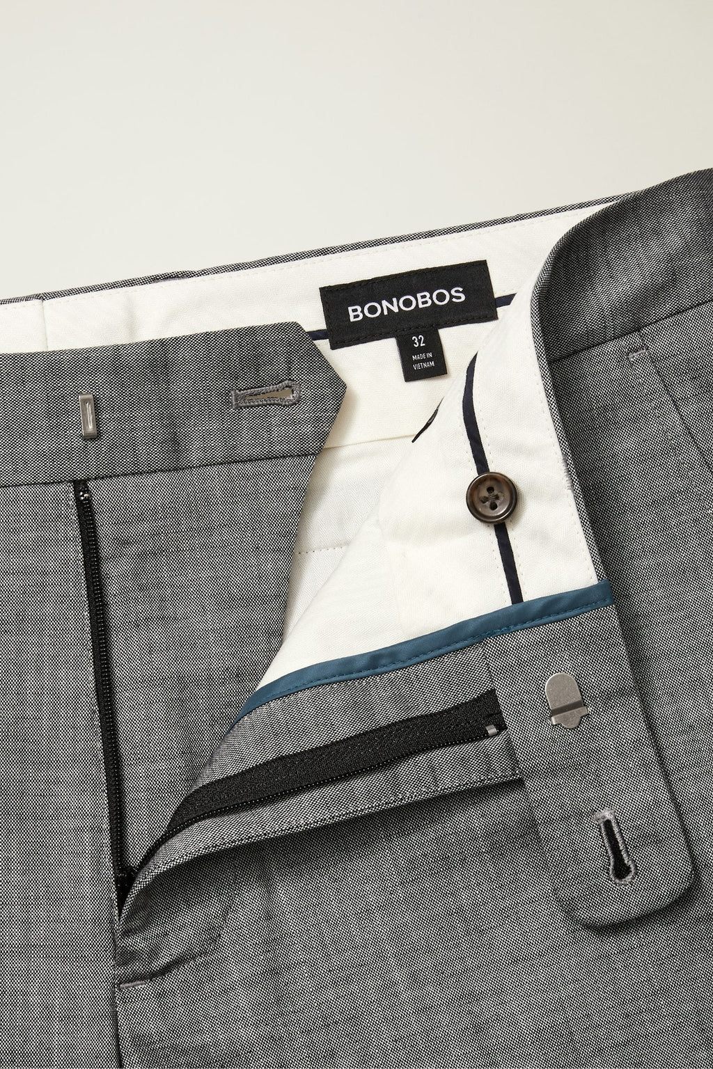 Stretch Chambray Suit Pant