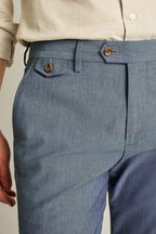 Portuguese Stretch Chambray Suit Pant