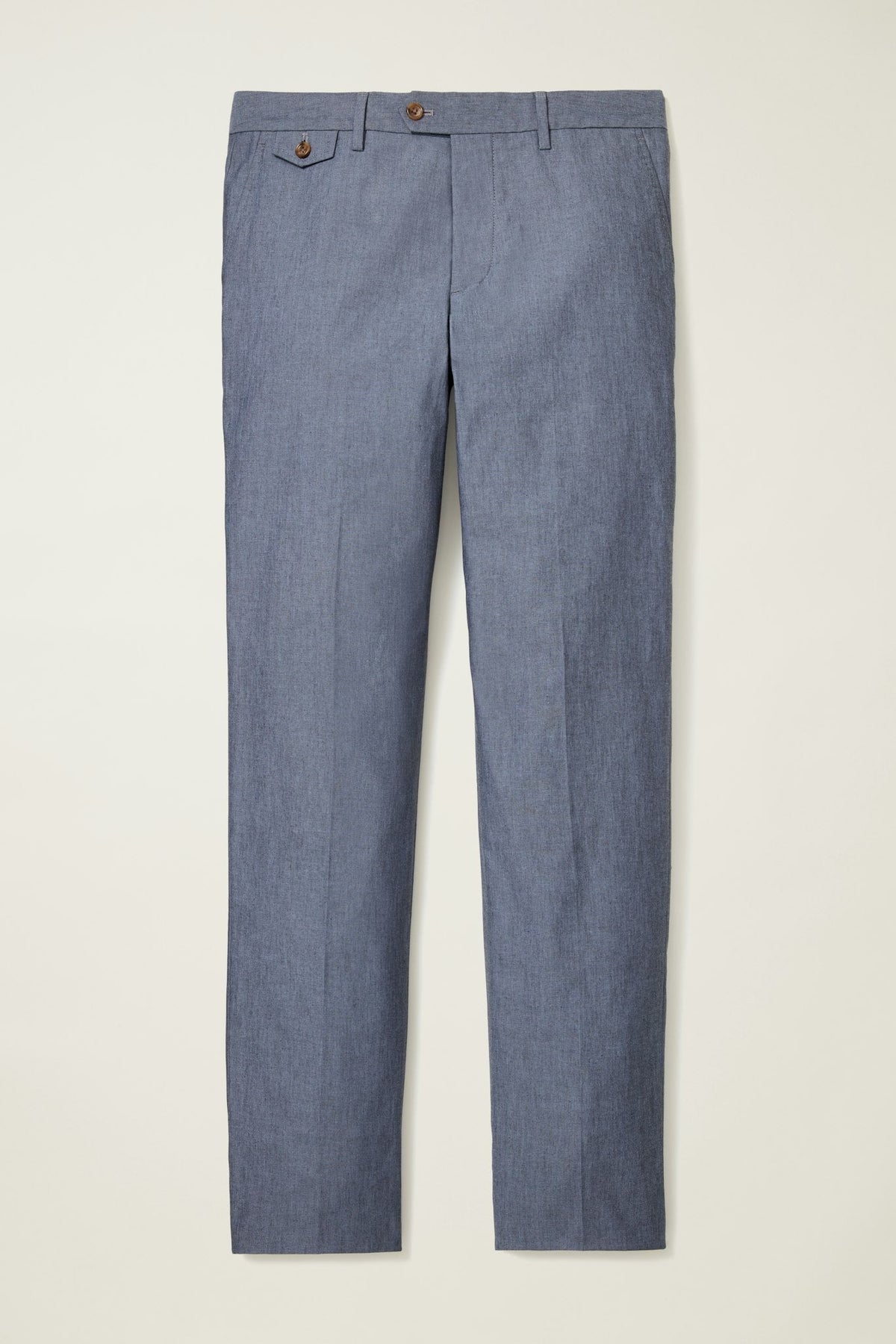 Portuguese Stretch Chambray Suit Pant