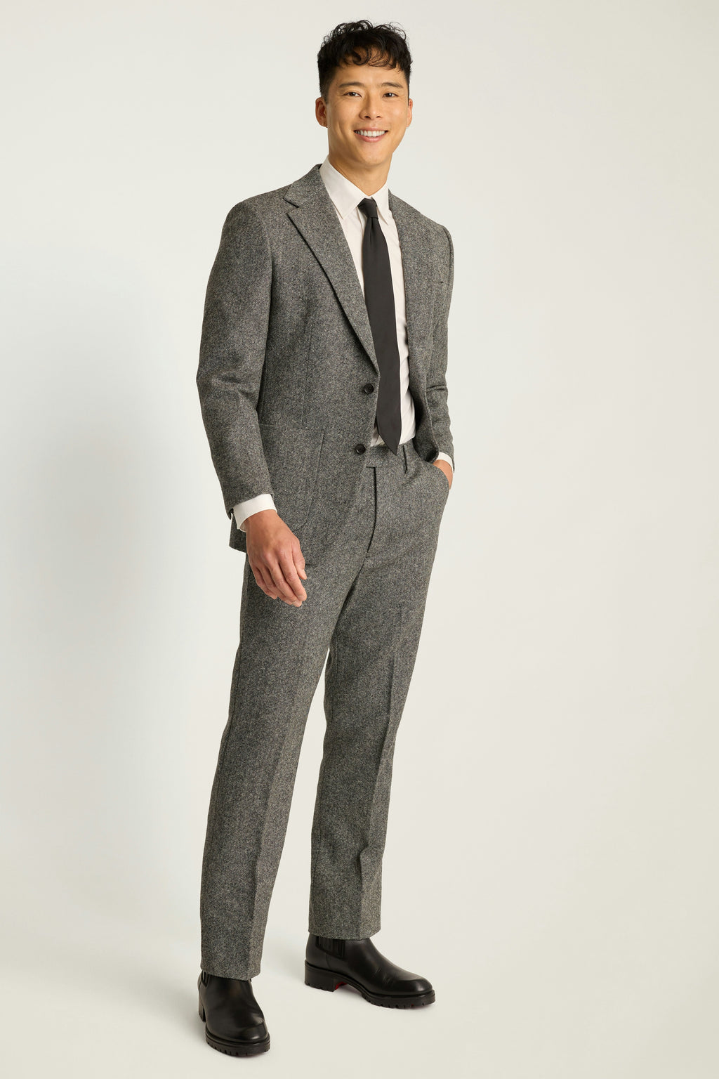 Jetsetter British Tweed Dress Pant