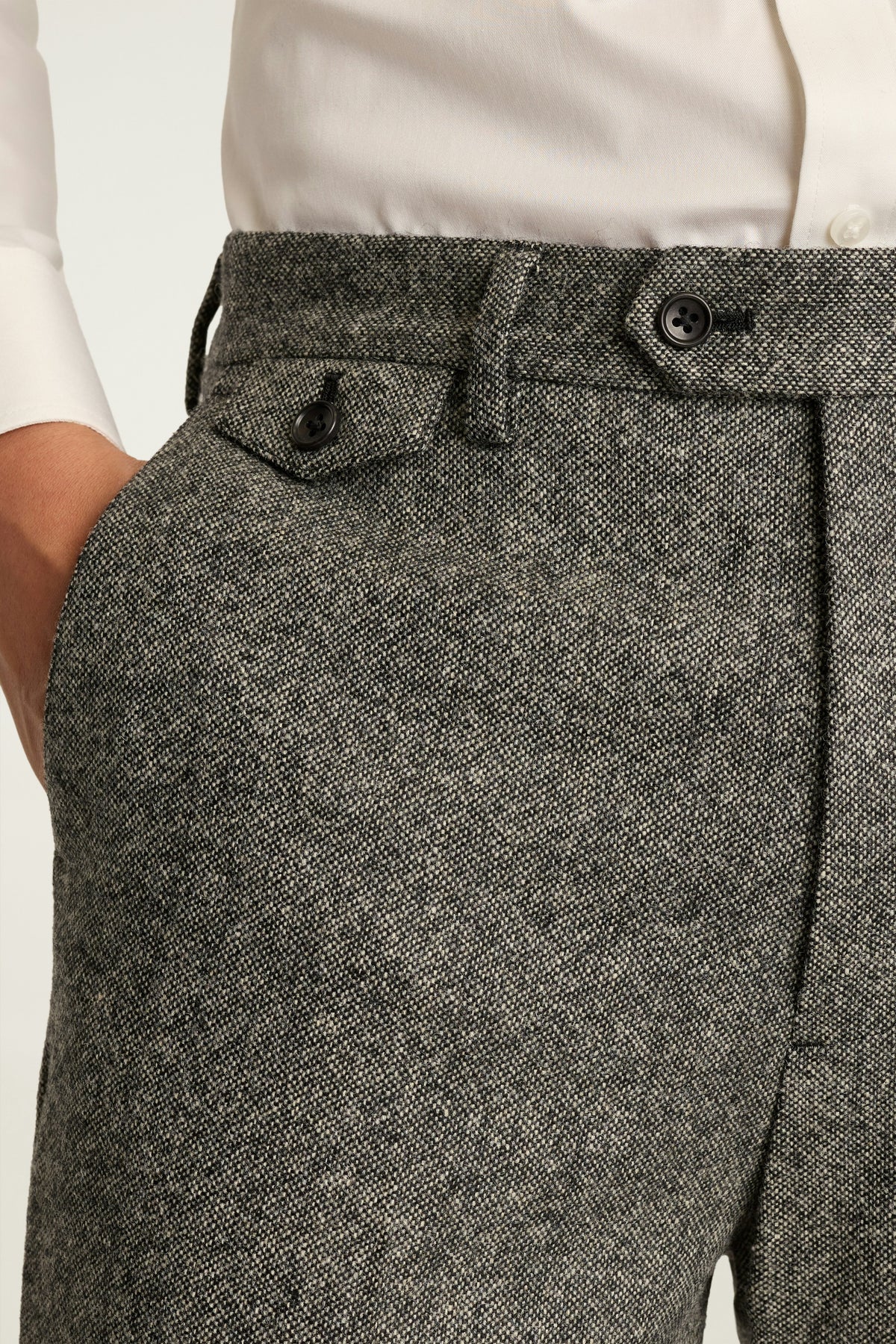 Jetsetter British Tweed Dress Pant