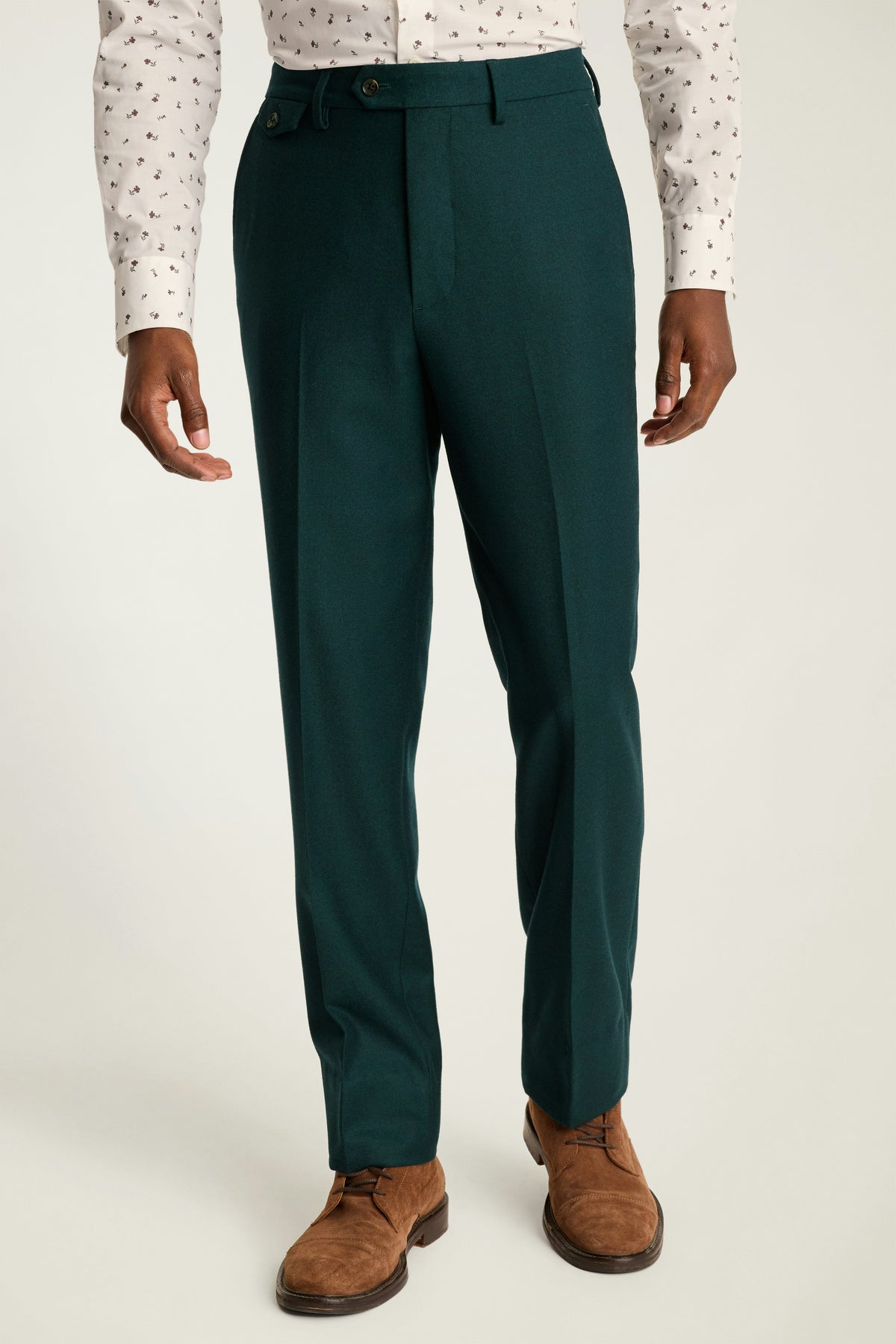 Jetsetter Italian Brushed Wool Dress Pant