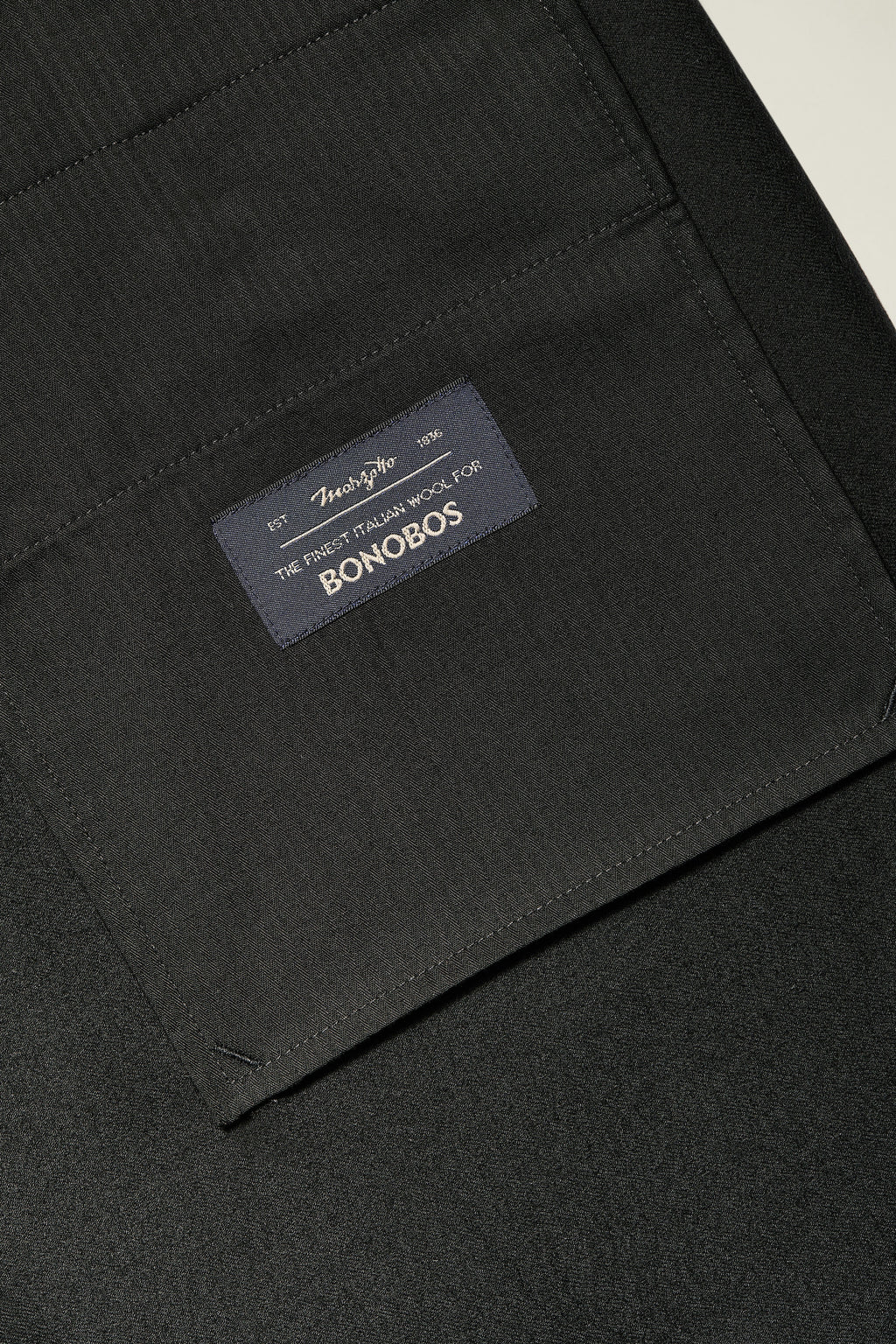 Jetsetter Italian Brushed Wool Dress Pant