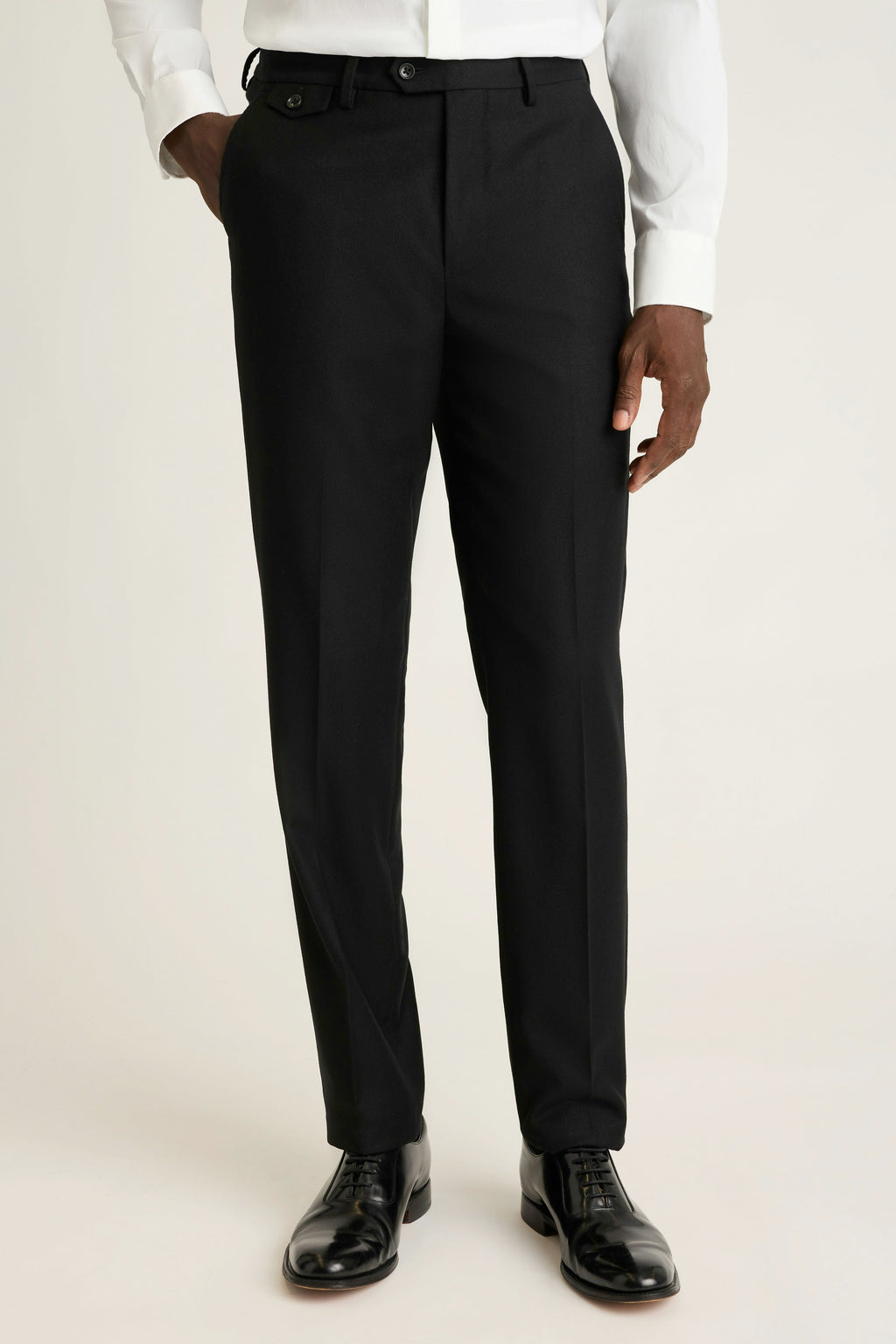 Jetsetter Italian Brushed Wool Dress Pant