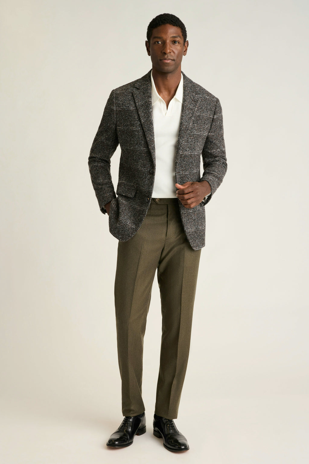 Jetsetter Italian Brushed Wool Dress Pant