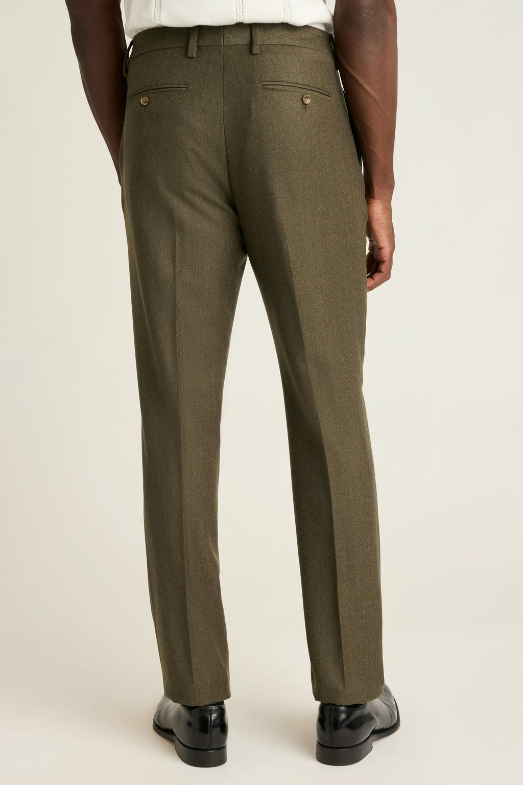 Jetsetter Italian Brushed Wool Dress Pant