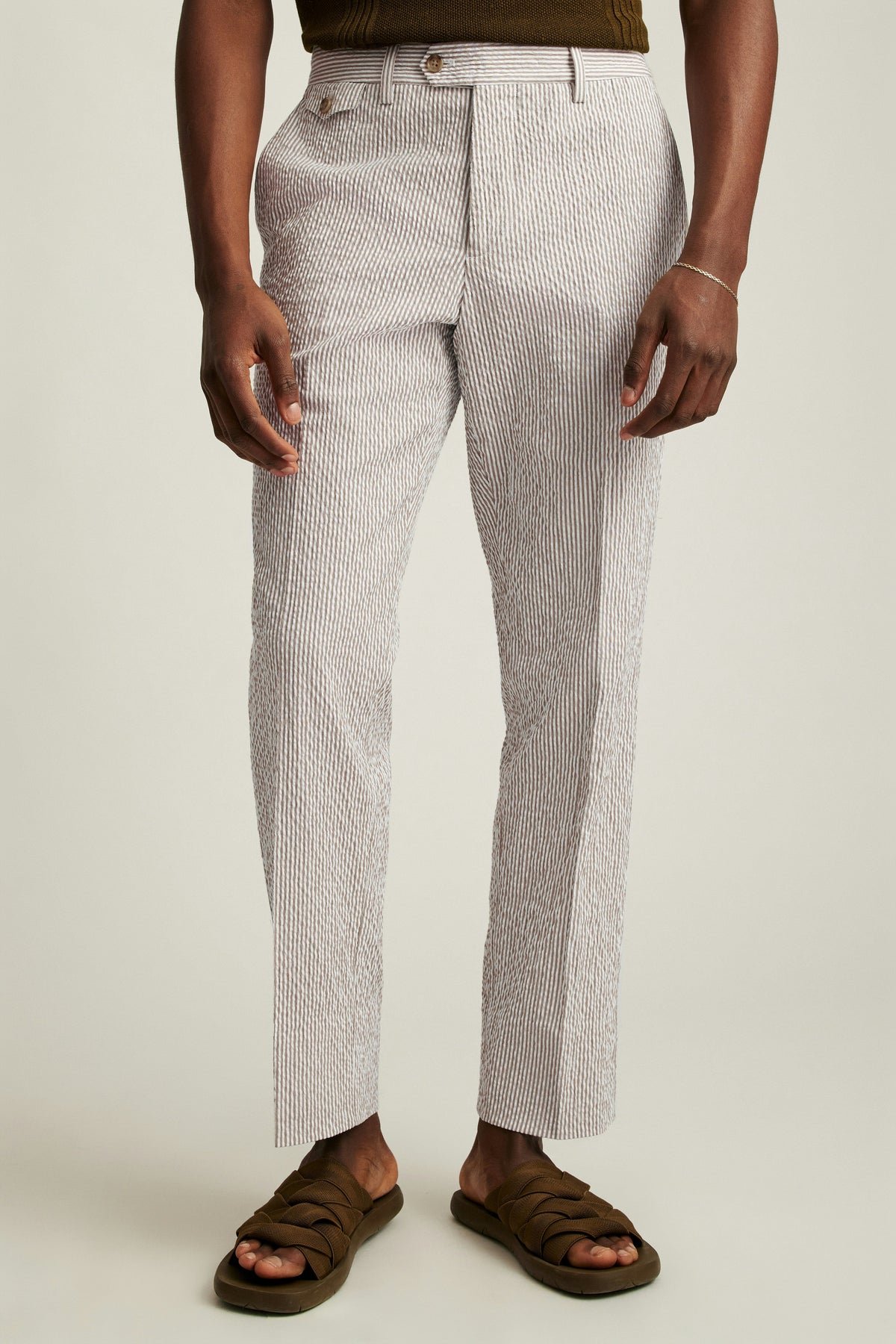Jetsetter Italian Seersucker Dress Pant