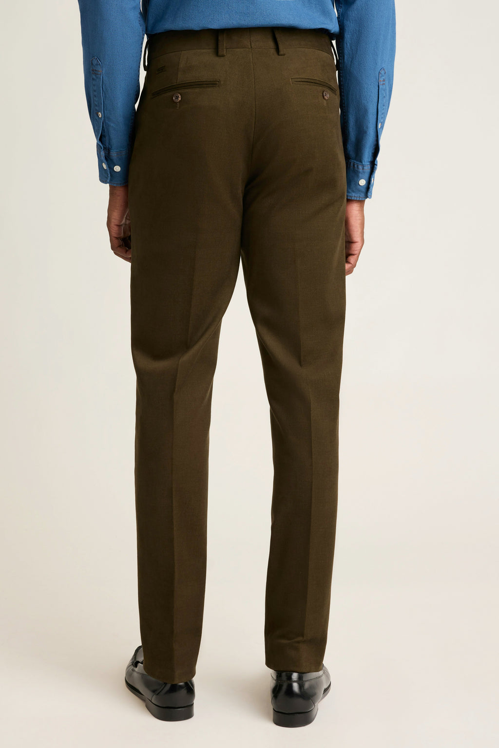 Jetsetter Italian Brushed Cotton Dress Pant