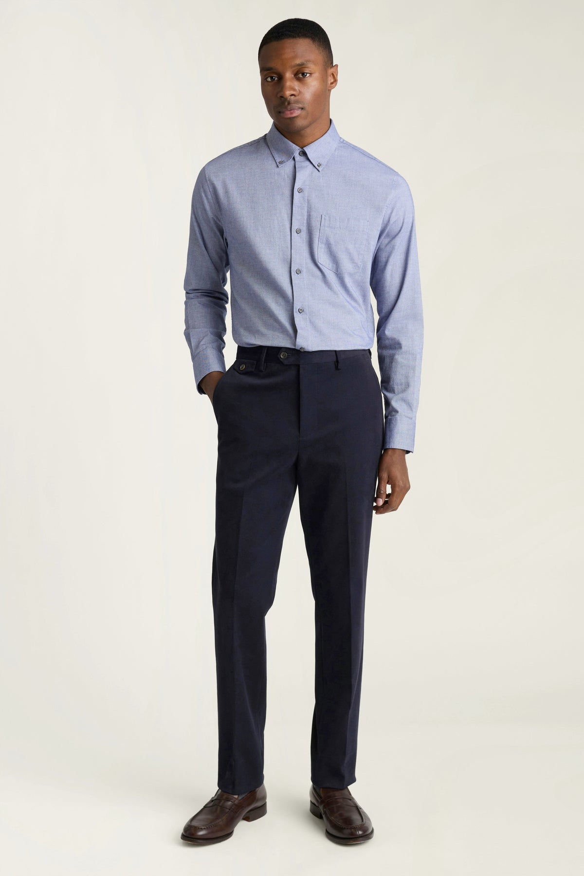 Jetsetter Italian Brushed Cotton Dress Pant
