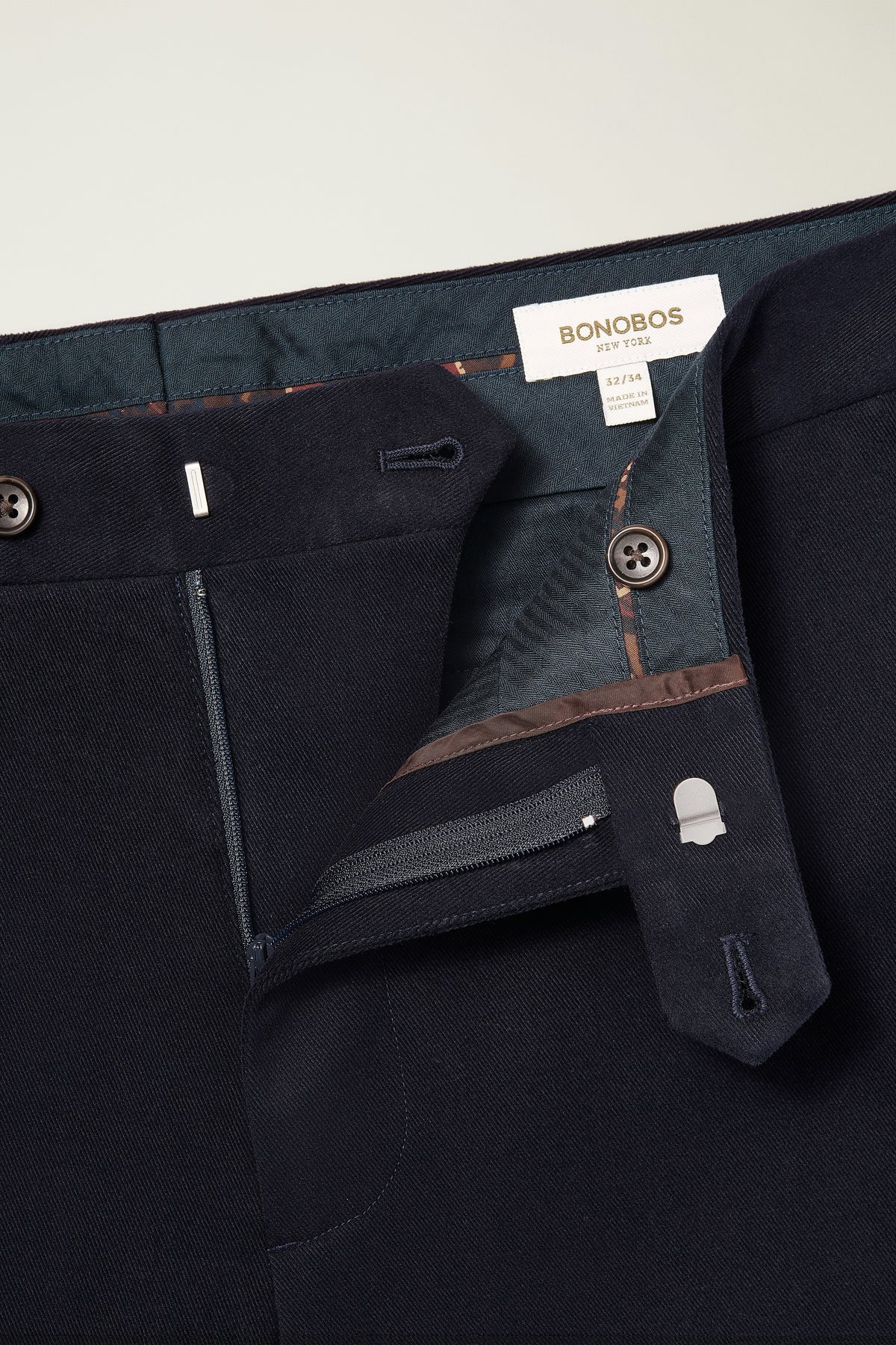Jetsetter Italian Brushed Cotton Dress Pant