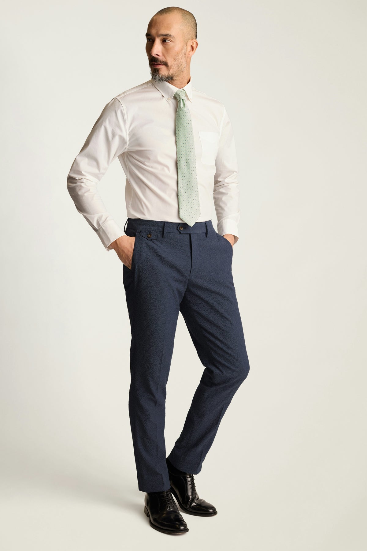 Jetsetter Italian Seersucker Dress Pant