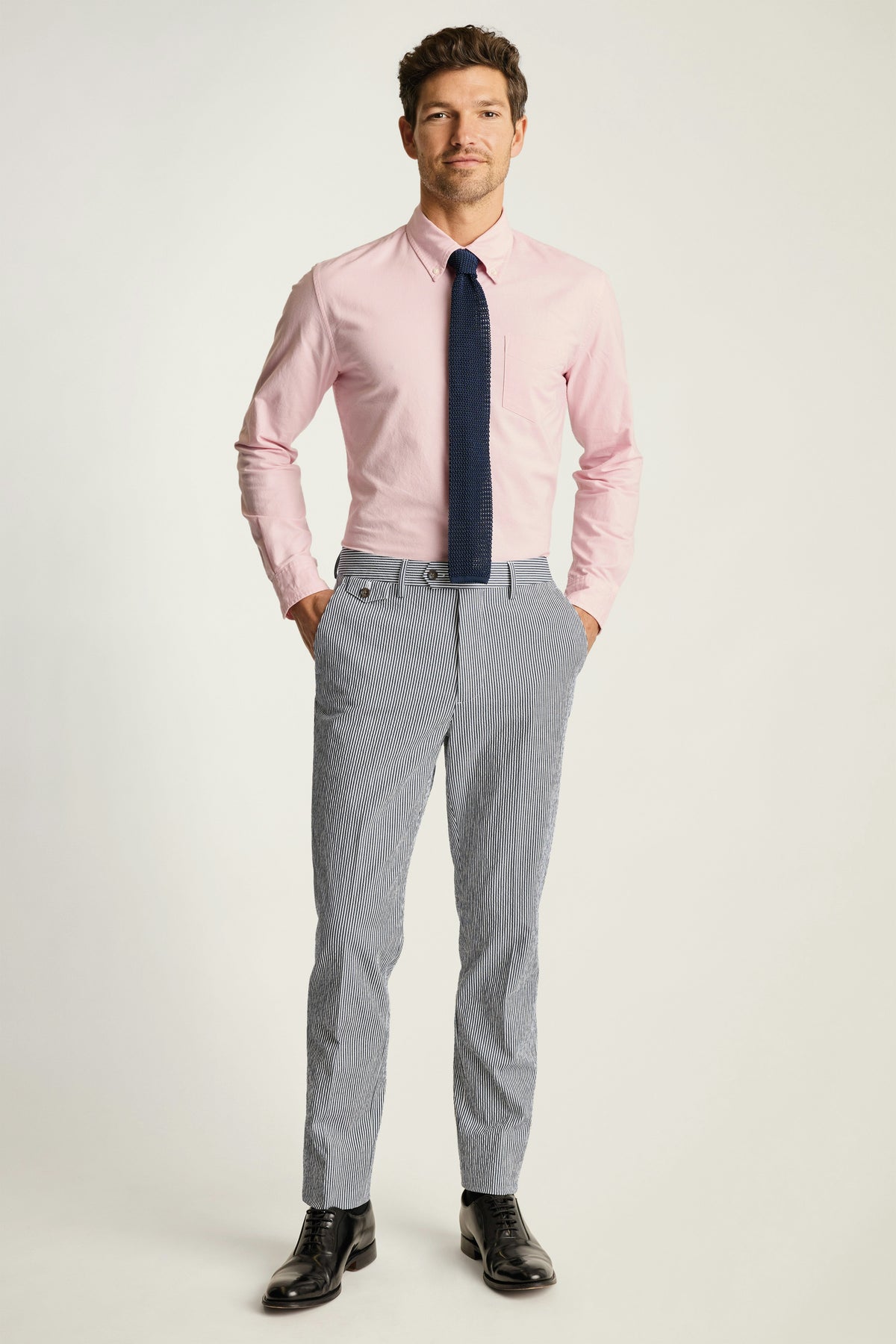 Jetsetter Italian Seersucker Dress Pant