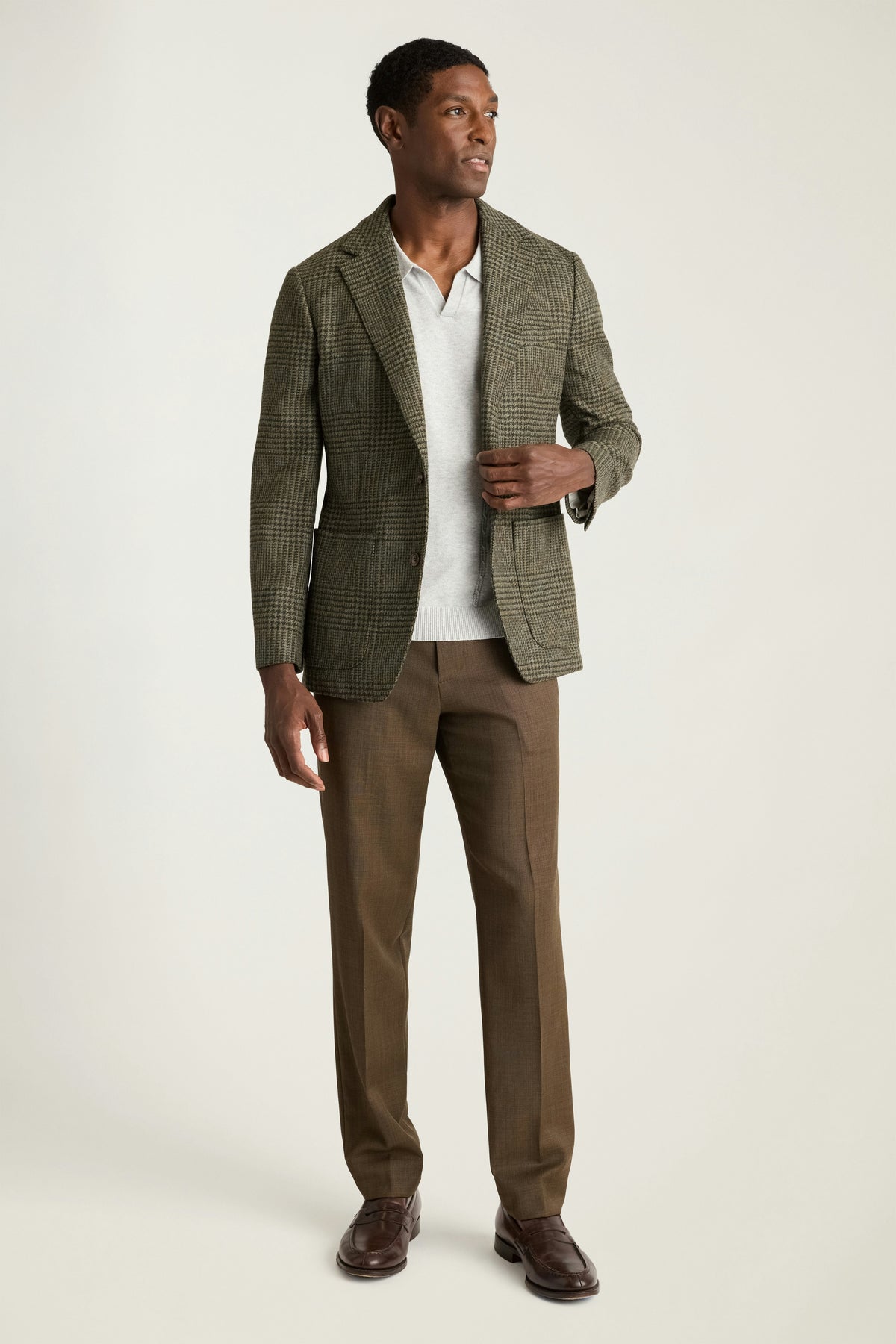 Weekday Warrior Wool Dress Suit Pants Tailored for Men by Bonobos - Coffee Brown