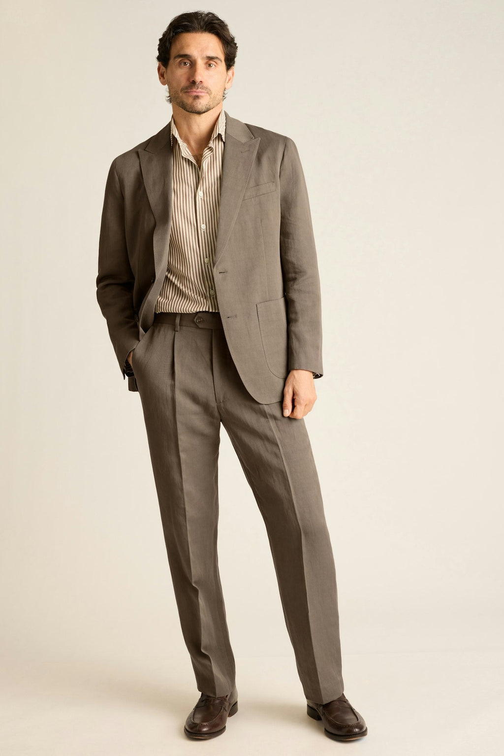 Cooper Italian Linen Tencel Dress Pant
