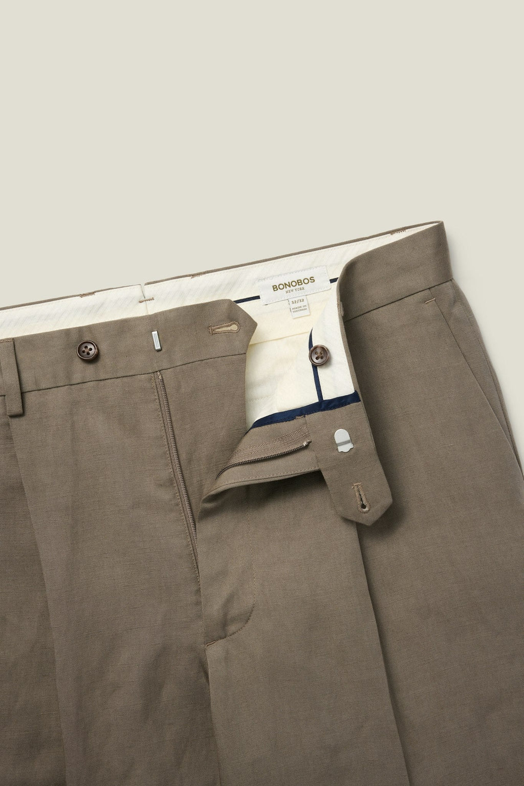 Cooper Italian Linen Tencel Dress Pant
