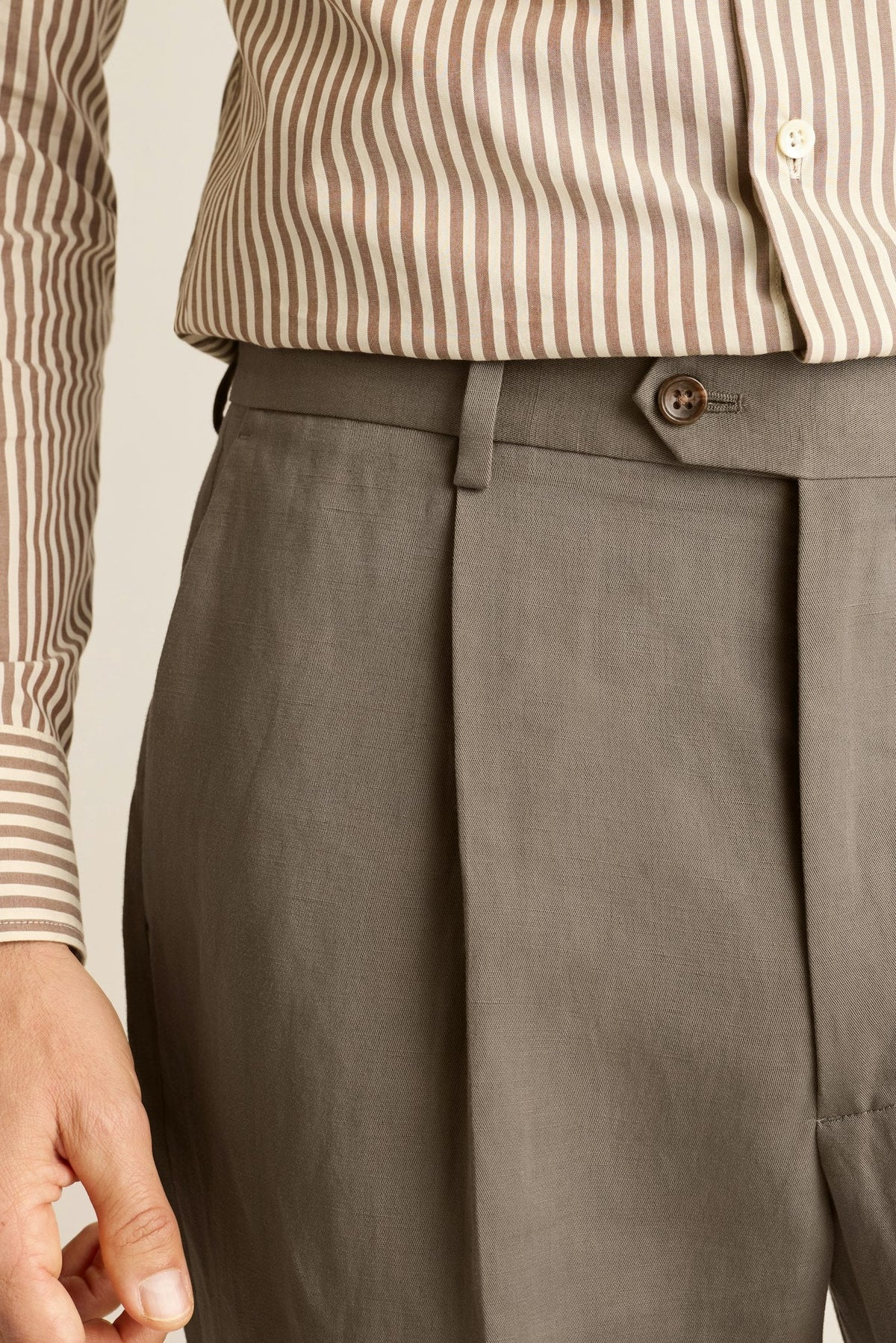 Cooper Italian Linen Tencel Dress Pant