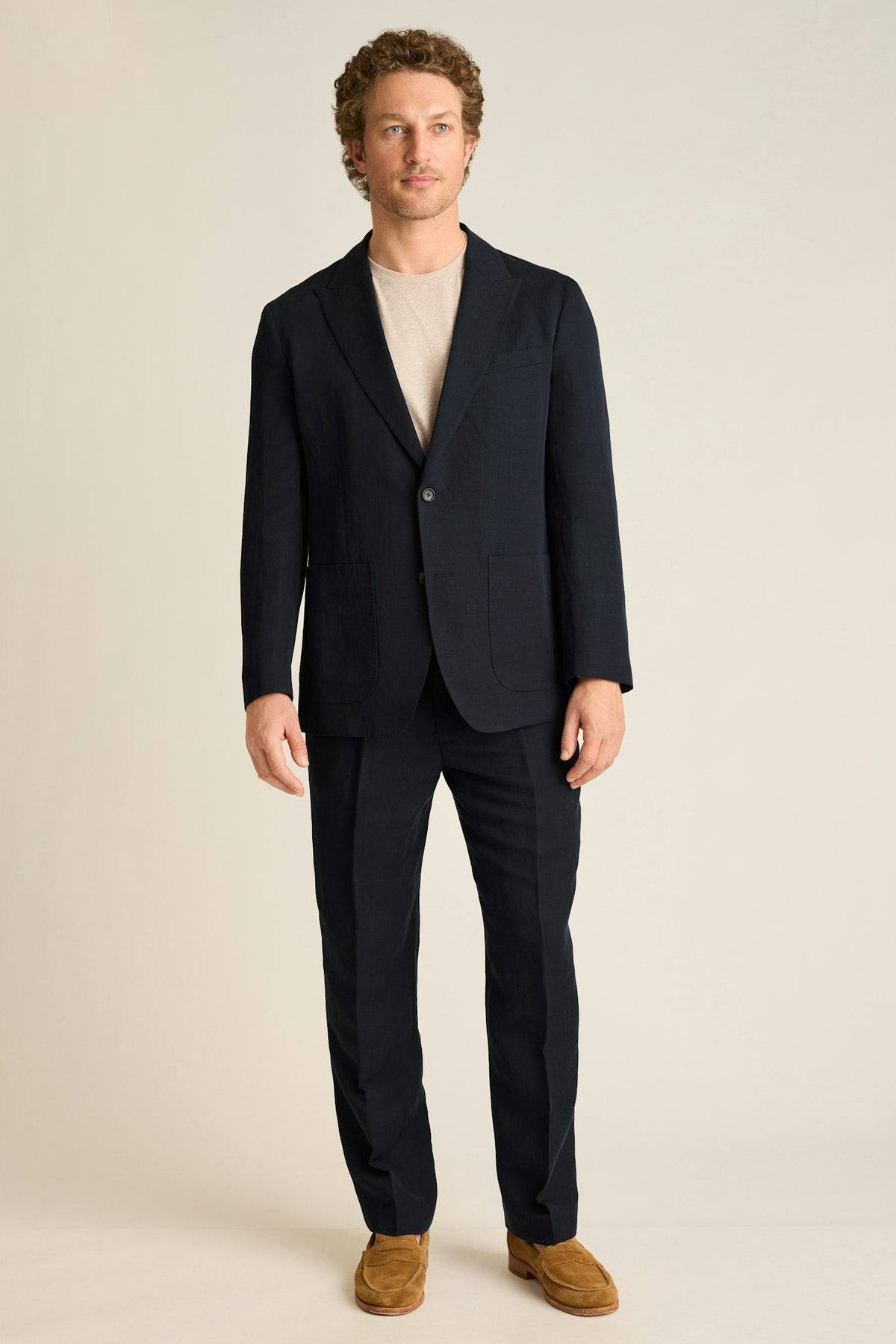 Cooper Italian Linen Tencel Dress Pant