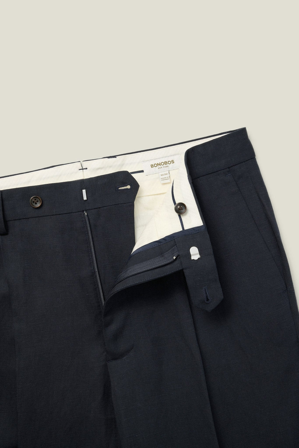 Cooper Italian Linen Tencel Dress Pant