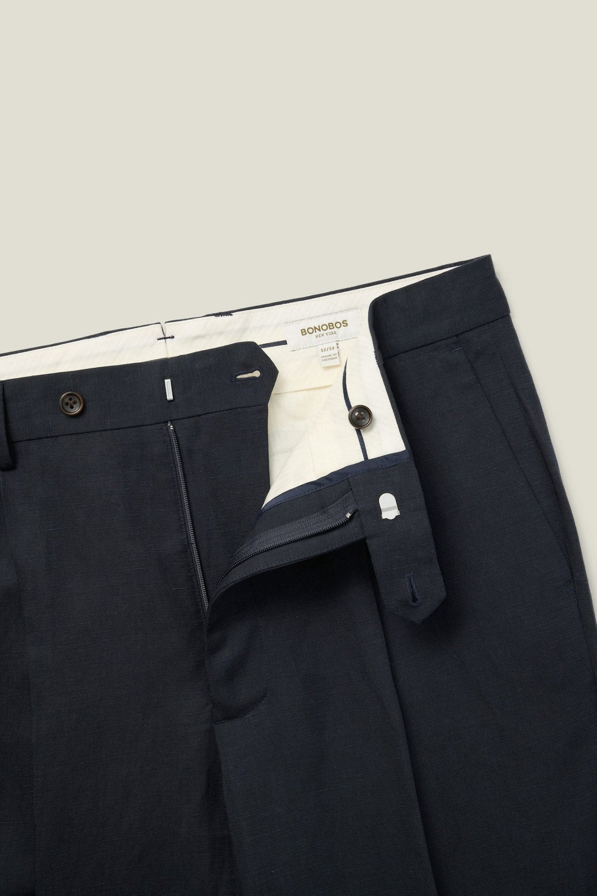 Cooper Italian Linen Tencel Dress Pant