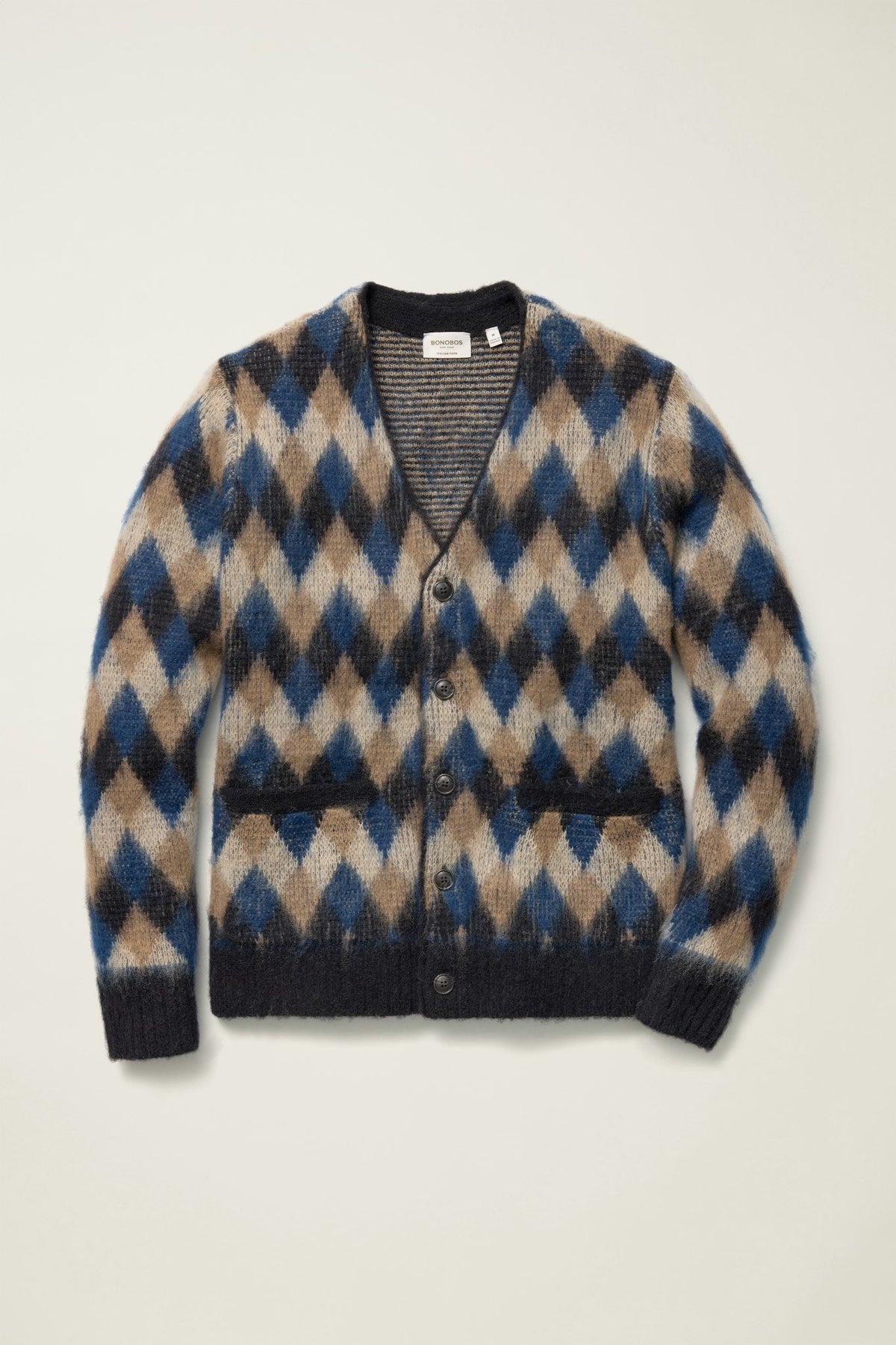 Italian Brushed Wool Cardigan