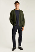 Merino Blend Cable Cardigan
