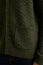 Merino Blend Cable Cardigan