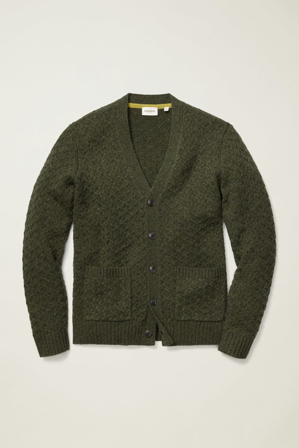 Merino Blend Cable Cardigan