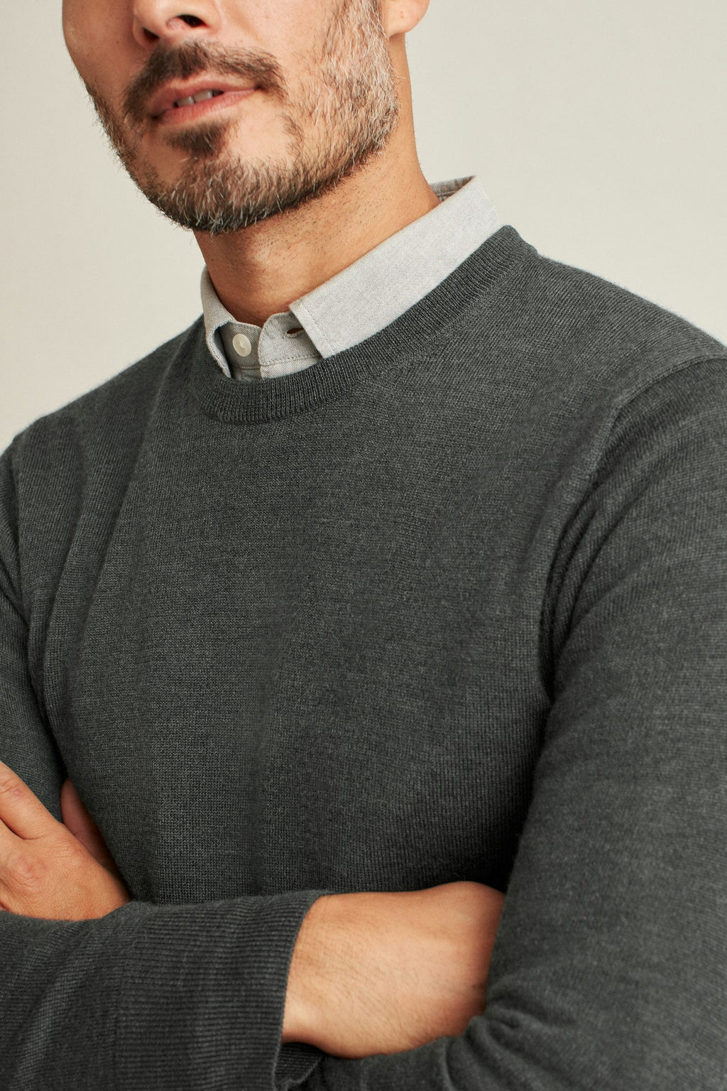 Washable Merino Crew Neck Sweater
