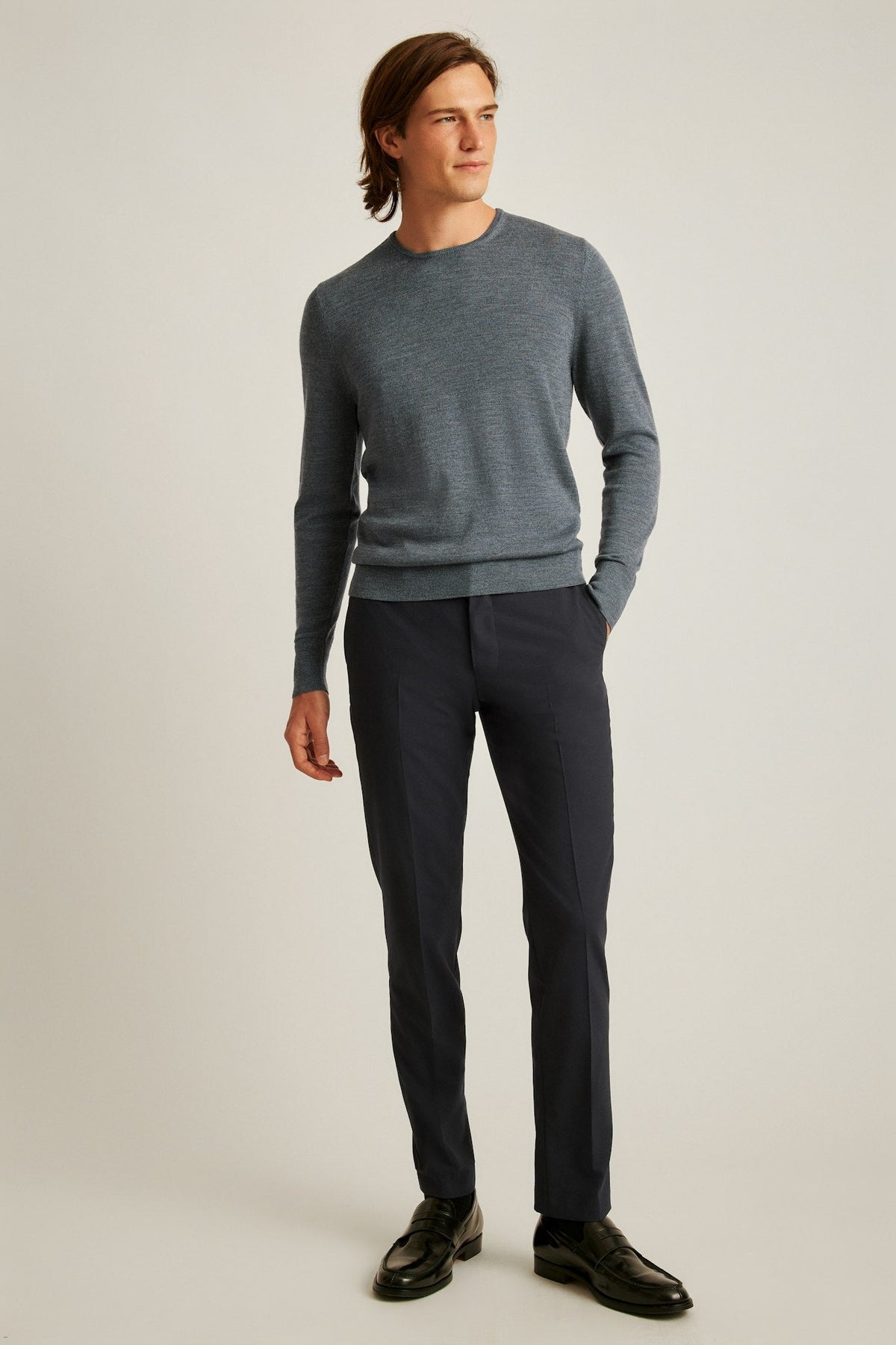 Washable Merino Crew Neck Sweater