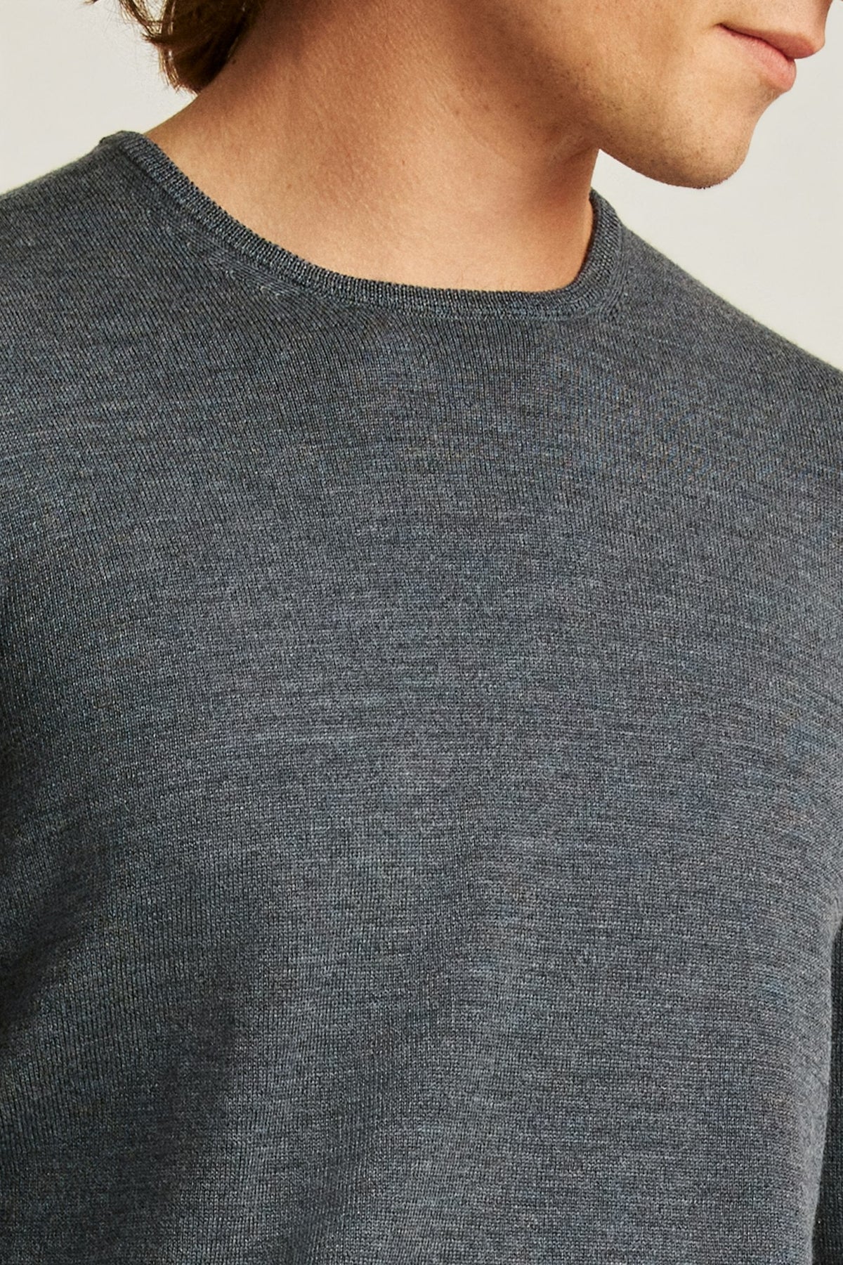Washable Merino Crew Neck Sweater