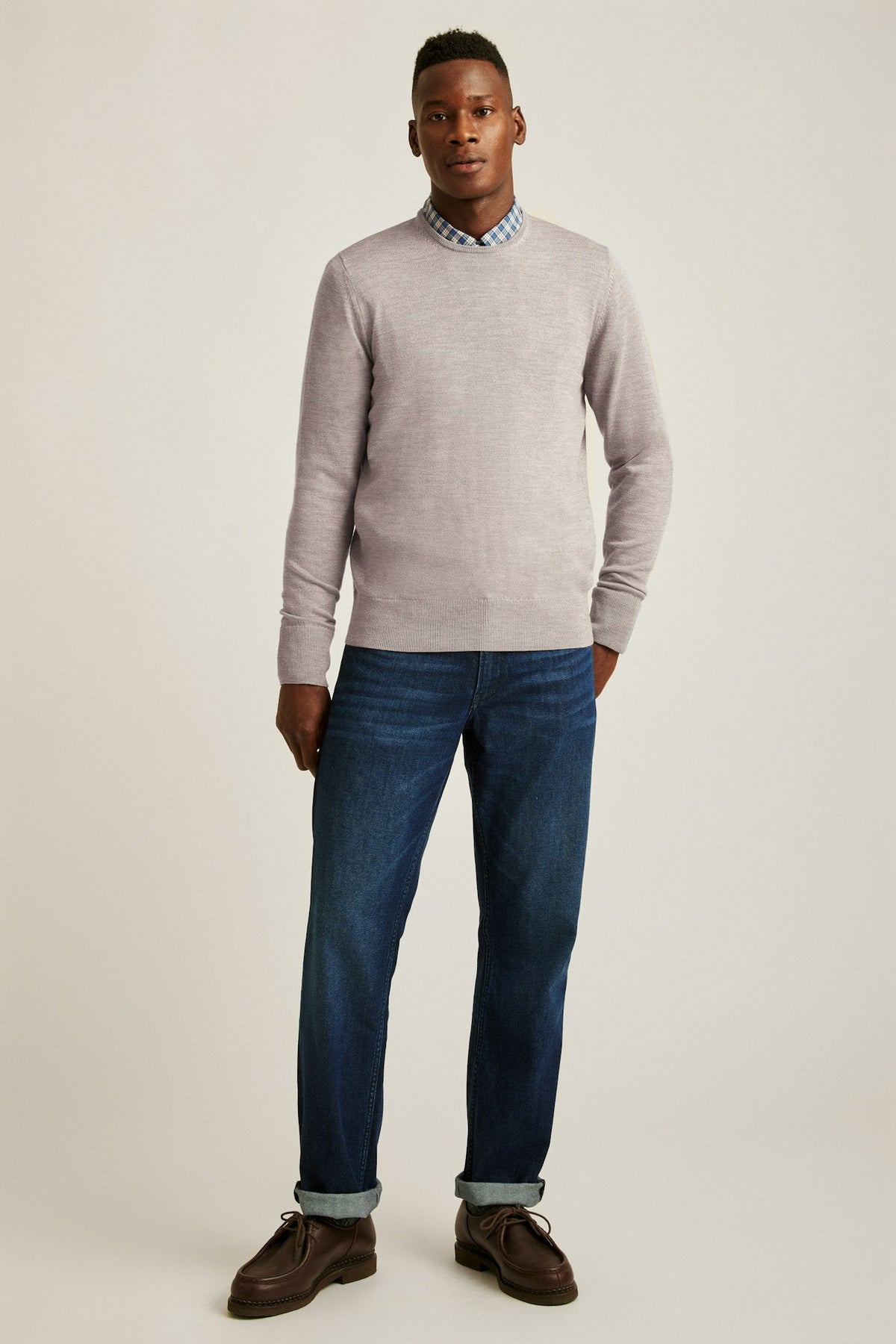 Washable Merino Crew Neck Sweater