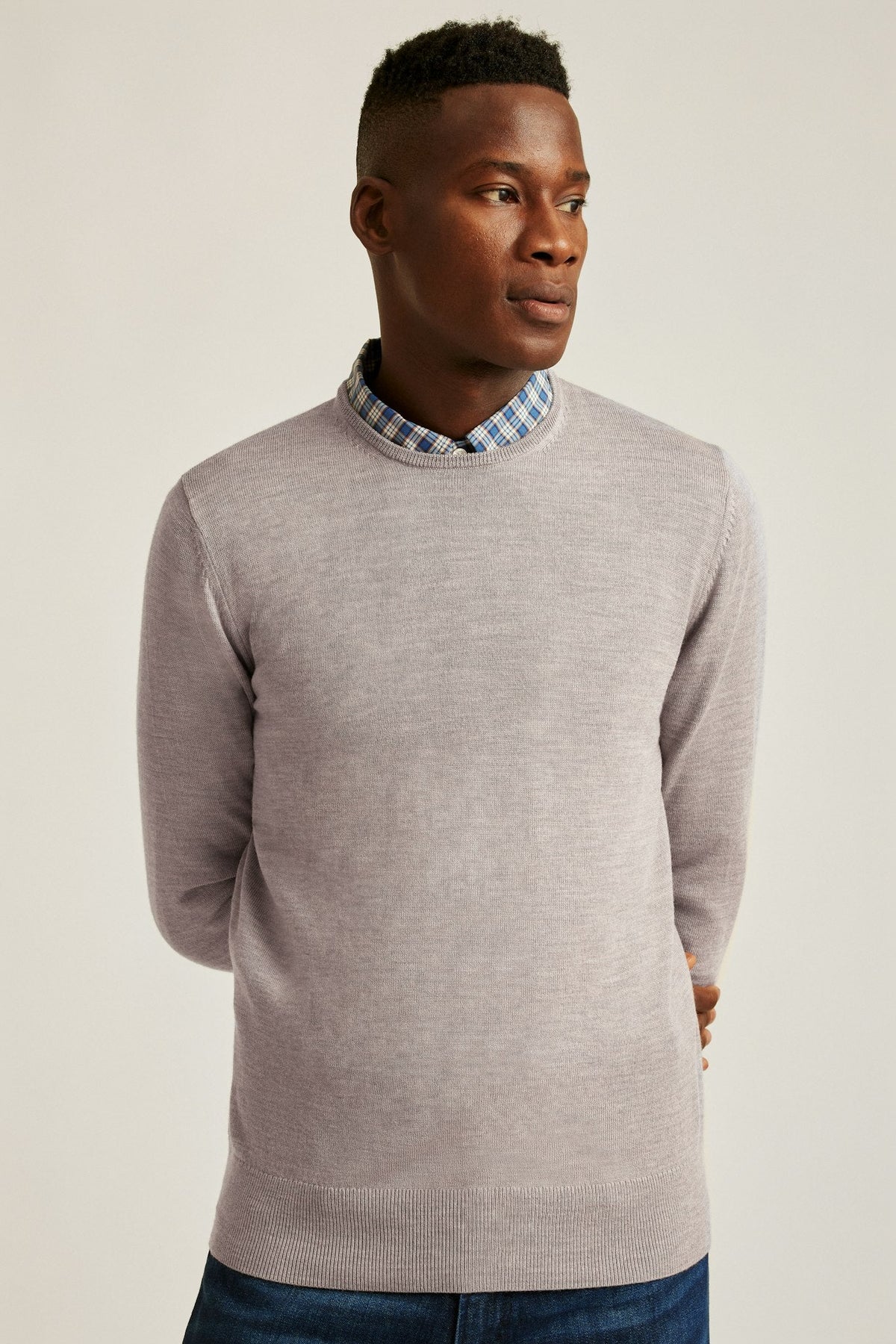 Washable Merino Crew Neck Sweater