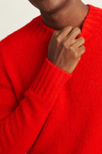 Wool Alpaca Crew Neck Sweater