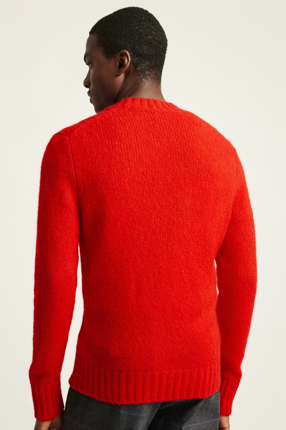Wool Alpaca Crew Neck Sweater