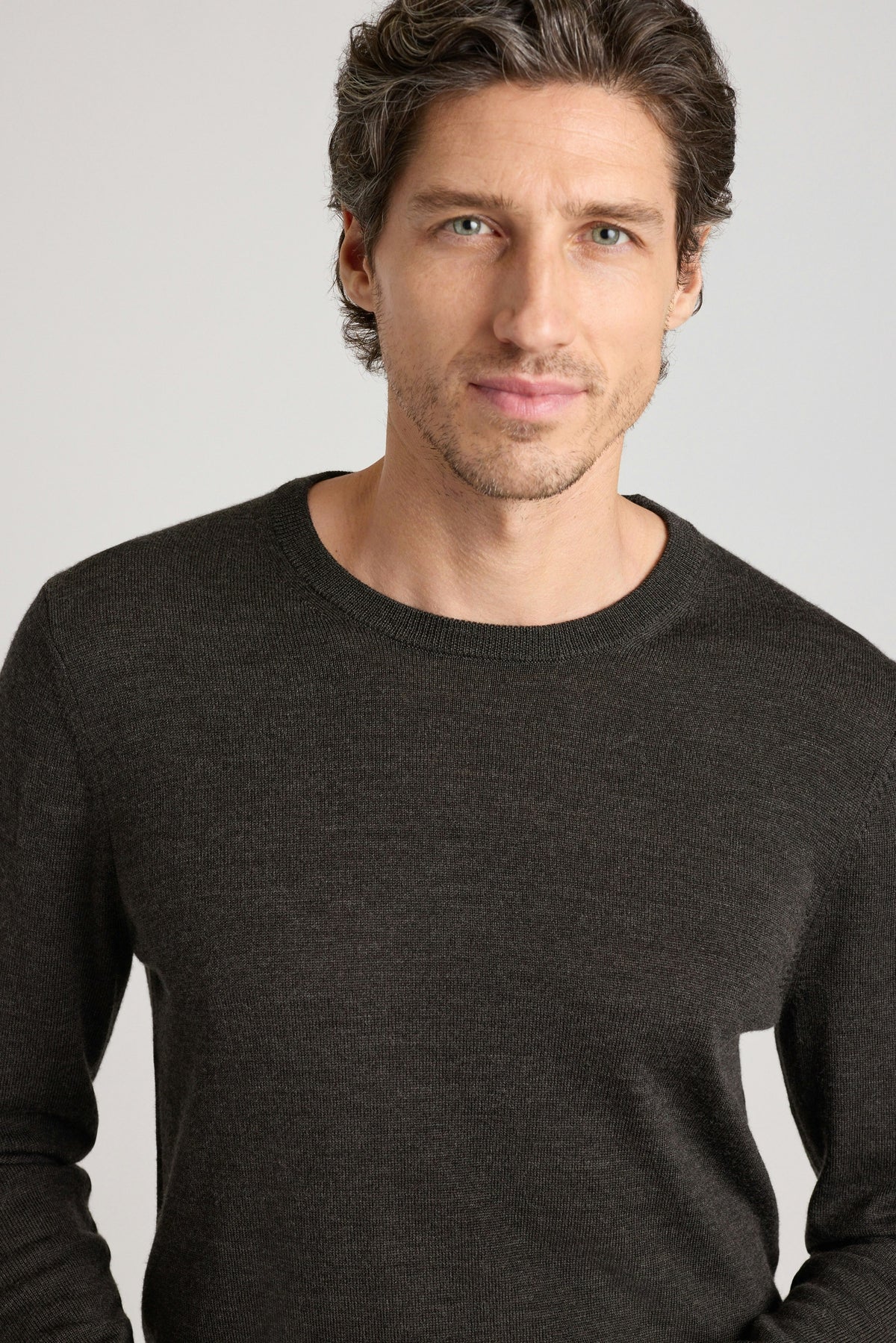 Washable Merino Crew Neck Sweater