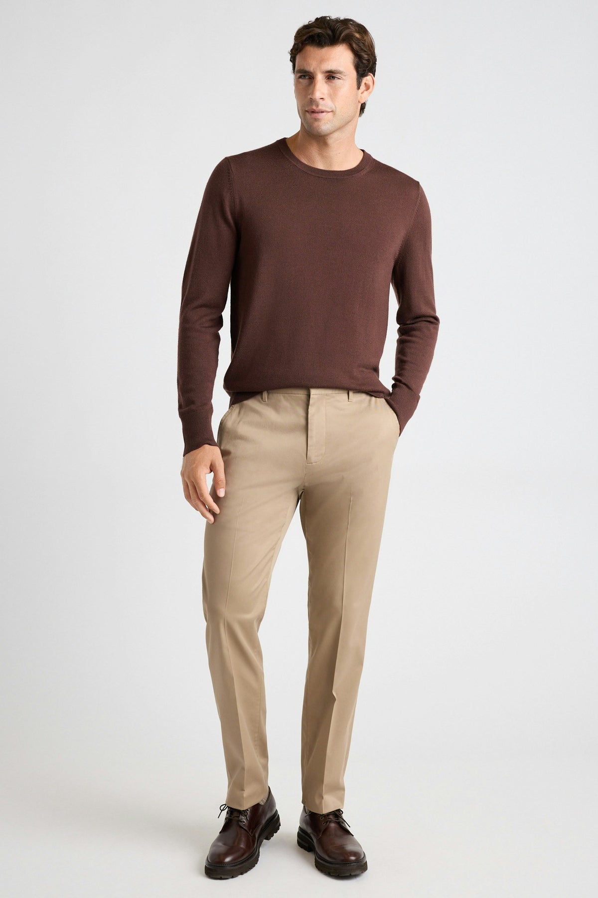 Washable Merino Crew Neck Sweater