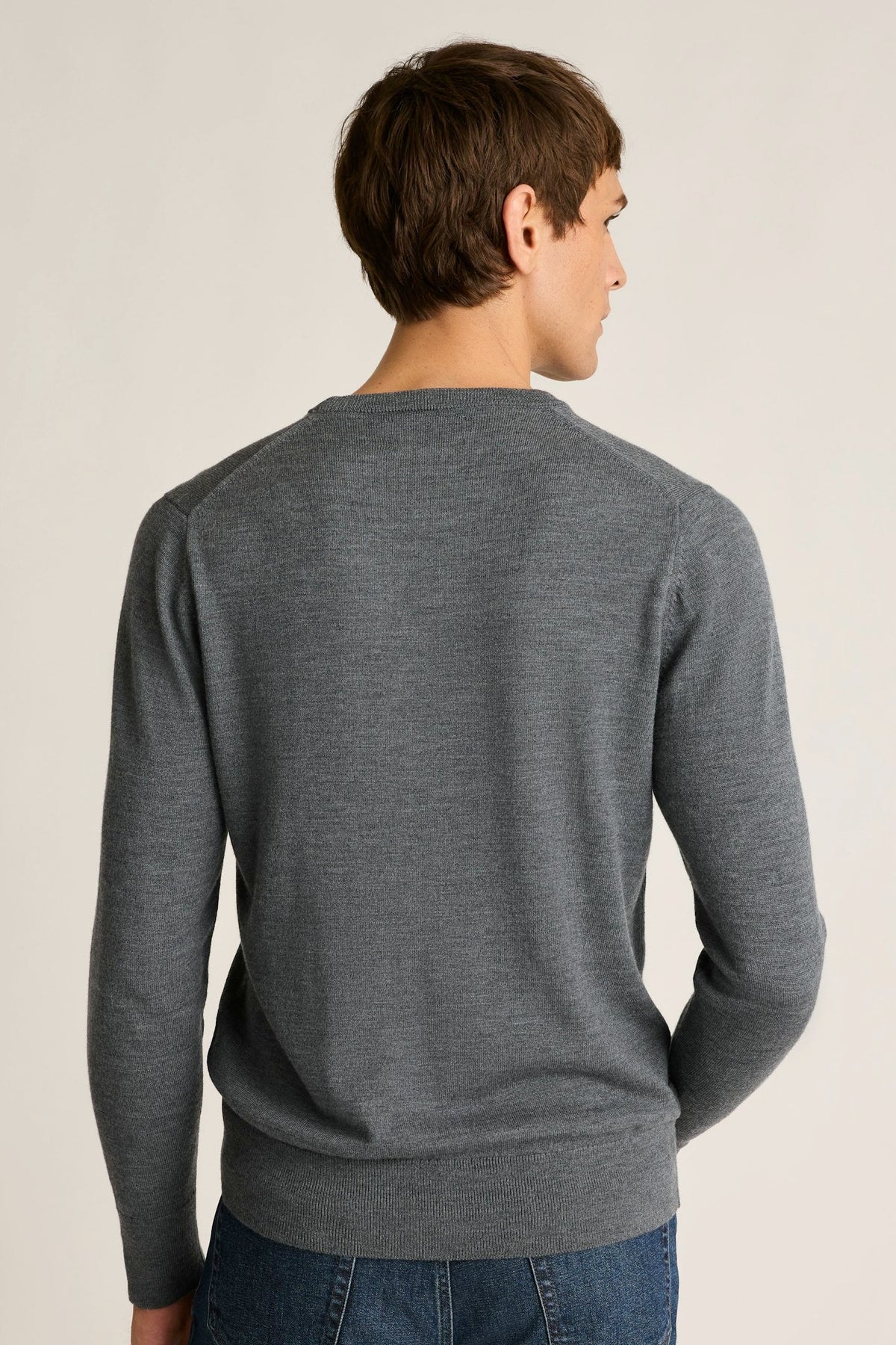 Washable Merino Crew Neck Sweater