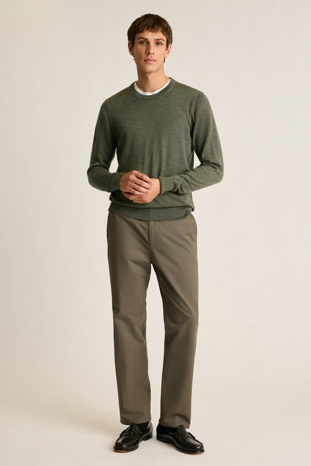 Washable Merino Crew Neck Sweater