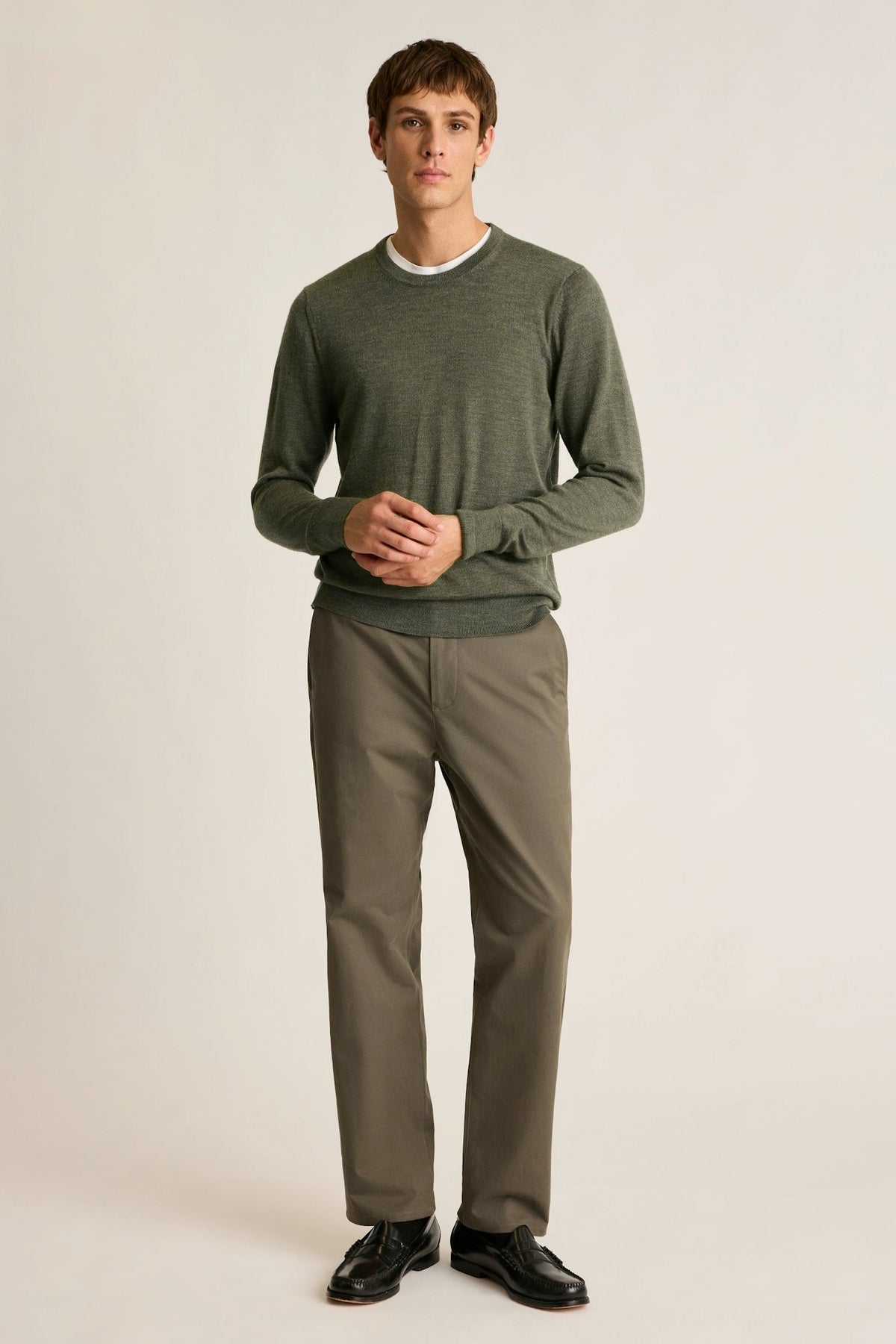 Washable Merino Crew Neck Sweater