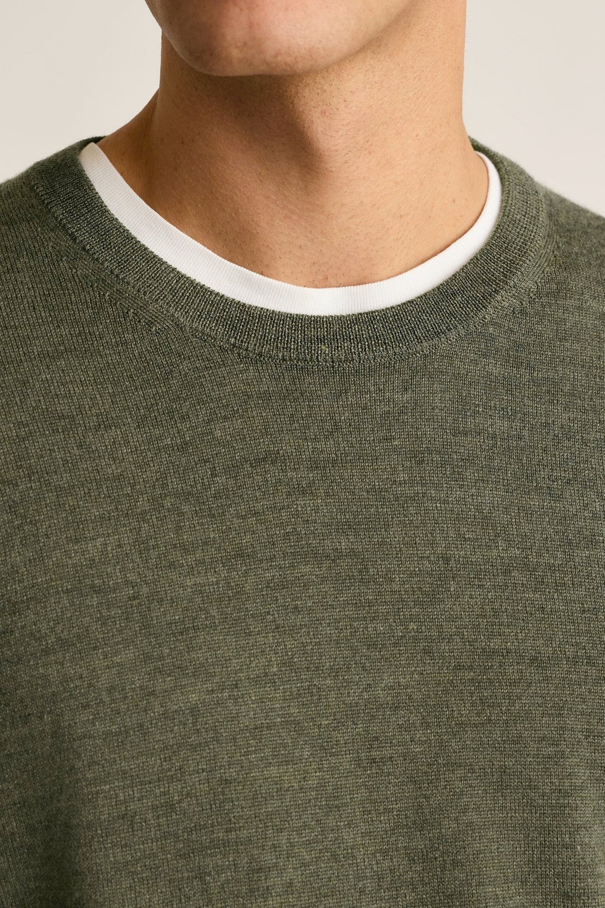 Washable Merino Crew Neck Sweater