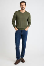 Washable Merino Crew Neck Sweater