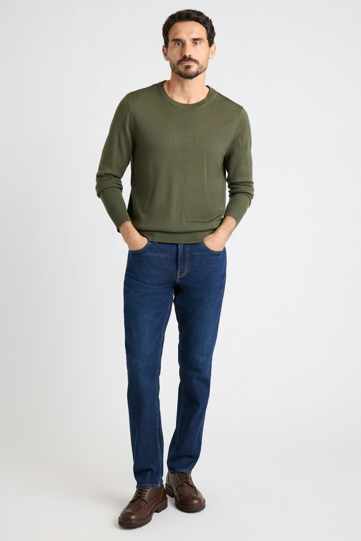 Washable Merino Crew Neck Sweater