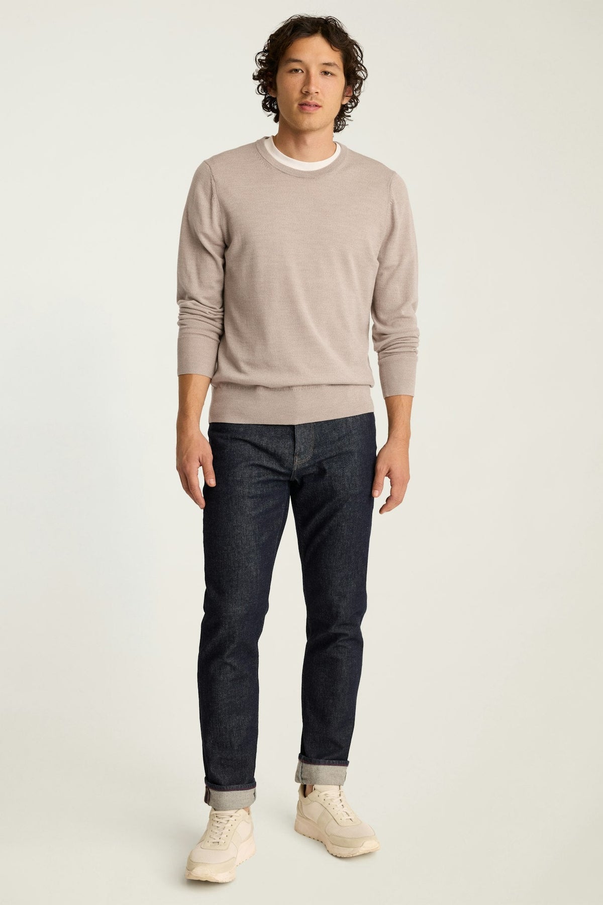 Washable Merino Crew Neck Sweater