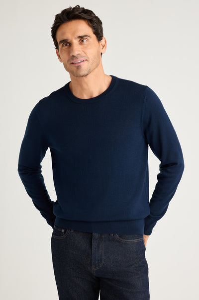 Washable Merino Crew Neck Sweater