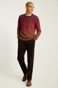 Ombre Crew Neck Sweater