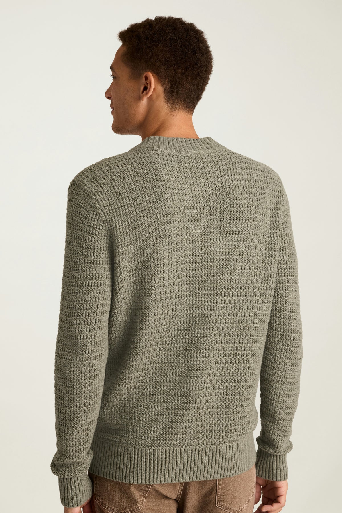 Cotton Cashmere Henley Sweater