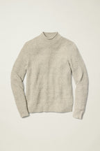 Merino Blend Mock Neck Sweater