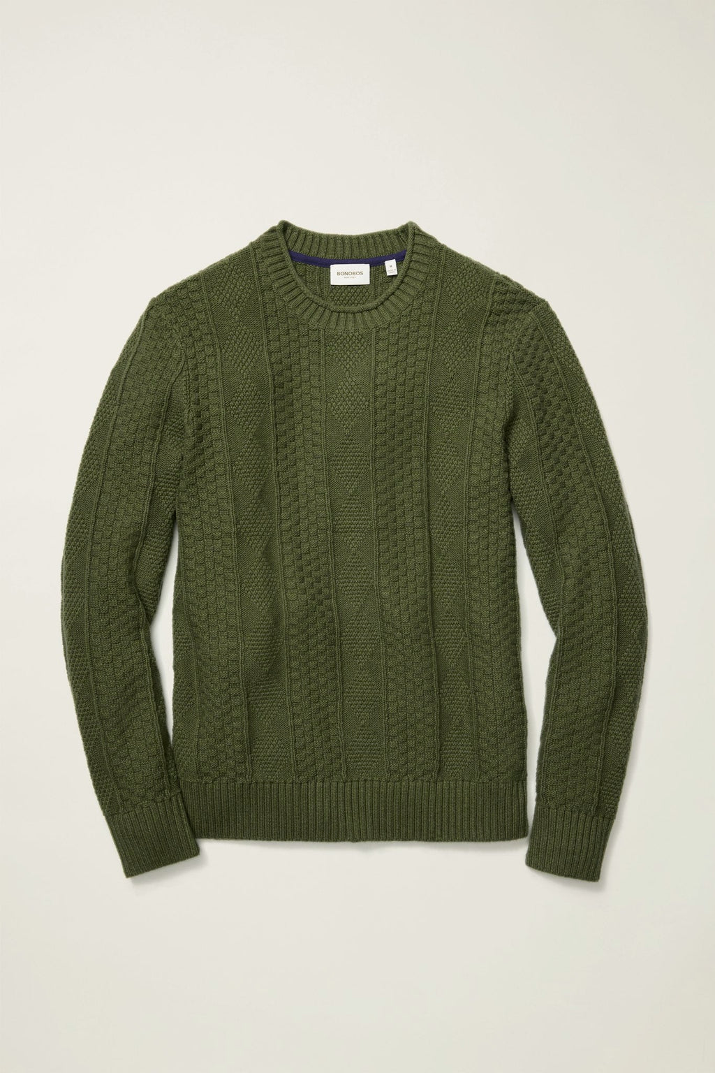 Cotton Cashmere Roll Neck Sweater